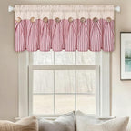 ASPMIZ Farmhouse Cotton Linen Valances - Image 2