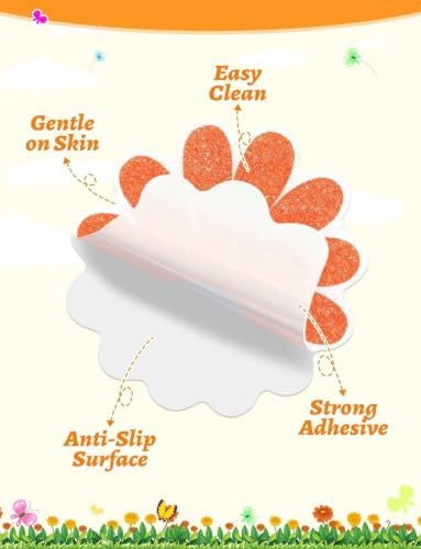 26Pcs Non Slip Bathtub Stickers, Colorful Flower Stickers - Image 5