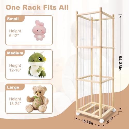 Stuffed Animal Storage, Wood Stuffed Animal Zoo Storage - Image 6