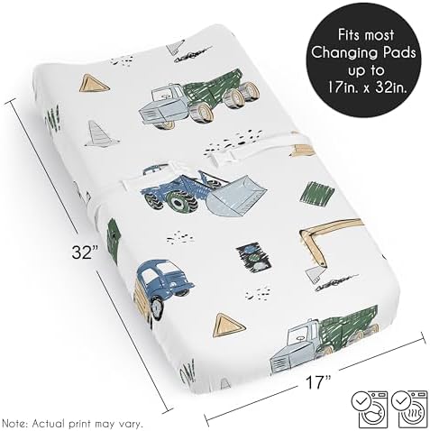 Sweet Jojo Designs Baby Changing Pad Cover Sheet - Image 6