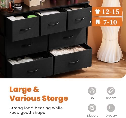 Sweetcrispy 7 Drawer Dresser Storage Organizer - Image 6
