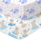 Pack N Play Sheets Fitted, Mini Crib Sheets, Breathable Soft Unisex Playard by Unknown