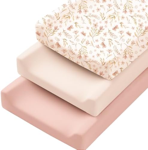 Konssy 3 Pack Stretchy Changing Pad Covers by Konssy
