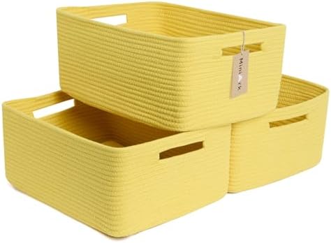 MiniArk Large Storage Baskets for Shelves, Baby Nursery, Toy Baskets Box by MiniArkStorageBasketsHome