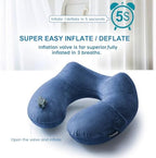 Keemall Inflatable Travel Neck Pillow - Image 3