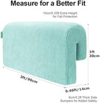 AEOCOO Bed Rail Bumpers for Toddlers, J-Shaped 3 Ft Kid Bed Bumpers - Image 3