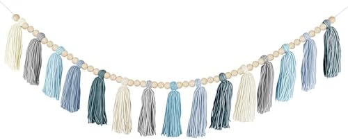 Boho Yarn Tassel Garland by APESO