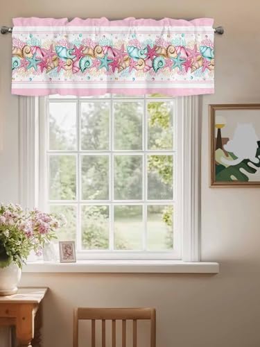 Vandarllin Coastal Beach Kitchen Curtains Valances - Image 3