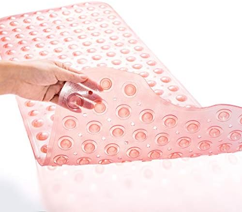 TEESHLY Bathtub Mats for Shower Tub, Extra Long Non-Slip 39 x 16 Inch Bath Mat - Image 2
