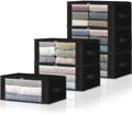 HomeHacks 6-Pack Clothes Organizer Storage Bags Foldable Storage Box by HomeHacks