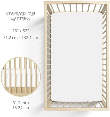 Butterblu Frankie Fitted Crib Sheet 100% Organic Cotton - Image 5