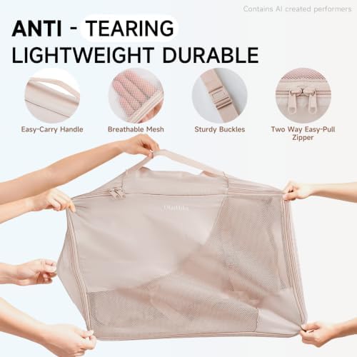 OlarHike 11 Set Packing Cubes for Travel, Gifts for Women Mom, Anti-Tearing - Image 4