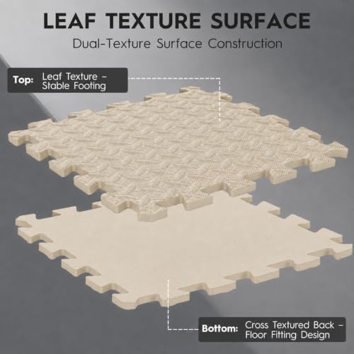18 Pcs EVA Foam Floor Tiles, Puzzle Exercise Mat Set - Image 5