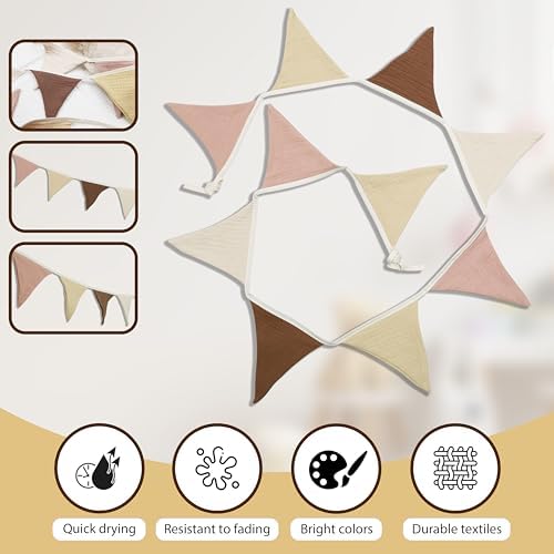Pennant Banner Flags, Infant and toddler room decoration pennant, - Image 2