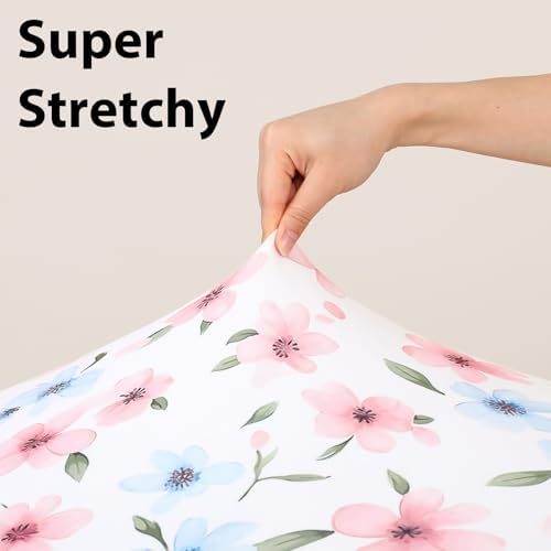Baby Bassinet Sheets Girl, 3 Pack Fitted Bassinet Mattress Sheets, Compatible - Image 4