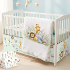 Hahafelt 4 Pieces Crib Bedding Set by Hahafelt