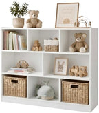 8 Cube Storage Organizer, Kids Cube Shelf Toy Storage by SPORFIT