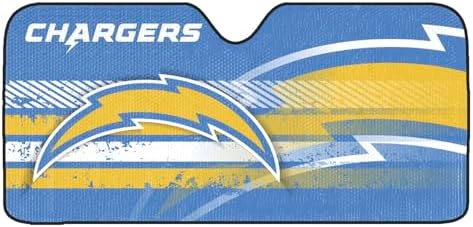 Fanmats NFL Windshield Sun Auto Shade, Sun Shield Sun Visor Accordion tri-fold by FANMATS