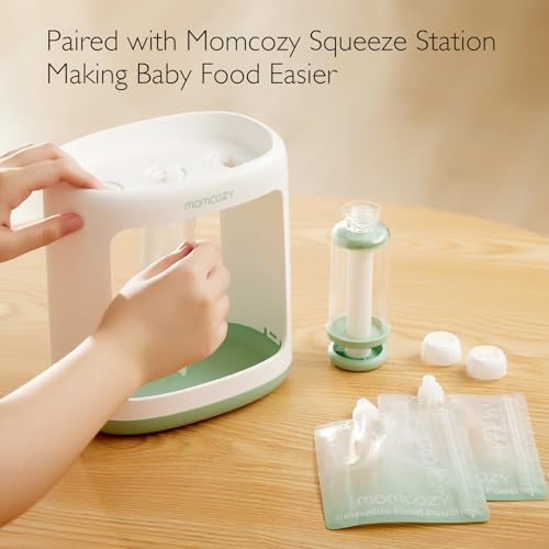 Momcozy Reusable Baby Food Pouches, Baby Food Maker Pouches - Image 4