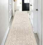 2' x 20' Upgraded Rug-Style Vinyl Hallway Runner Mat, Area Rug Alternative by BelleCosy