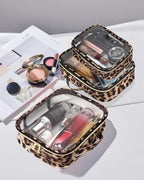 3 Pack Clear Toiletry Bag for Women, TSA Approved Organizer for Travel Size - Image 2