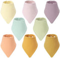 8-Pack Muslin Baby Bibs for Drooling and Teething by Unknown