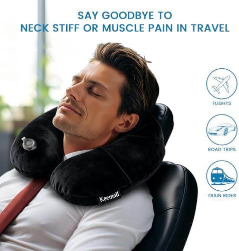 Keemall Portable Inflatable Travel Neck Pillow - Image 5