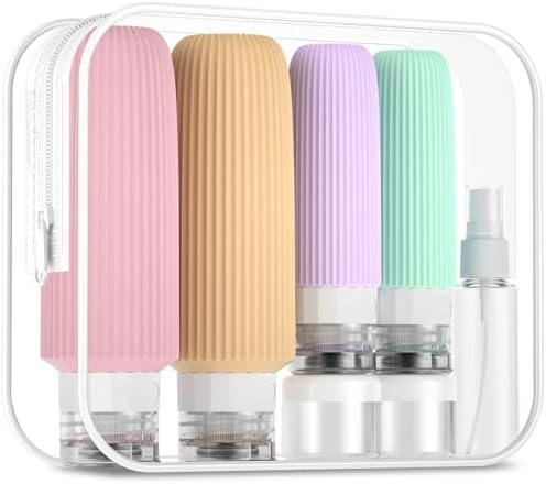 Mrsdry 16 Pack Travel Bottles for Toiletries, Large 6oz Silicone Travel by Mrsdry