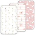 3 Pack Nap Mat Sheet 47"x24", Preschool Day Care Nap Mat Cover by CivaruaKids