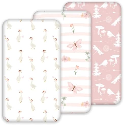 3 Pack Nap Mat Sheet 47"x24", Preschool Day Care Nap Mat Cover by CivaruaKids