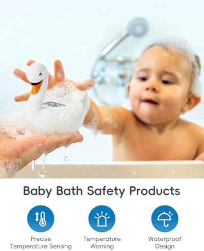 b&h Baby Bath Thermometer, Swan Digital Infant Bathtub Thermometer - Image 5