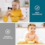 100% Silicone baby feeding set, BPA free Baby dishes set - Image 5