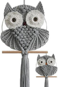 Achart Owl Macrame Wall Hanging-Hand Woven Boho Tapestry-Macrame Wall Decor by Achart