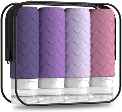 Silevoler Travel Bottles for Toiletries, TSA-Approved Travel Size Container by Silevoler