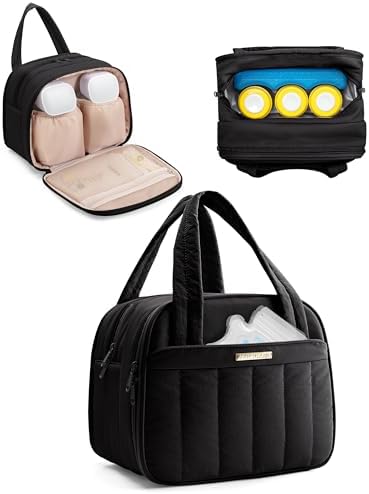 Marscamd Quilted Wearable Breast Pump Bag by Marscamd