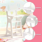 PHOKID 18 Inch Doll High Chair for Pretend Play - Image 5