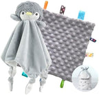 CREVENT Cozy Plush Baby Security Blanket, Loveys by CREVENT