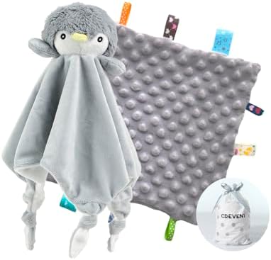 CREVENT Cozy Plush Baby Security Blanket, Loveys by CREVENT