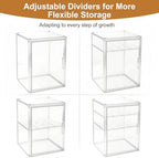 ERTIUANIO Baby Bottle Organizer – 3 Tier Acrylic Bottle Storage Organizer - Image 7