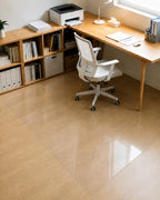 【16 Anti-Slip Stickers Included】4'×6' Clear Rug Protector Mat, Waterproof Vinyl by StepSoftlyLiveBoldly