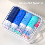Tocelffe 18pack Travel Bottles for Toiletries, TSA Approved Silicone Travel - Image 5
