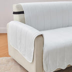 Great Bay Home Velvet Recliner Cover - Image 3