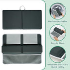 Comfortable Baby Bath Kneeler and Elbow Rest Pad Set, Thick Memory Foam Bath - Image 4