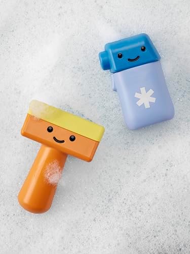 Skip Hop Baby Bath Toy Fresh & Clean Mirror Fun 4-piece Mirror & Sink Pretend - Image 4