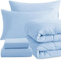 NTBAY Twin Microfiber Bed in a Bag, Comforter Set by NTBAY