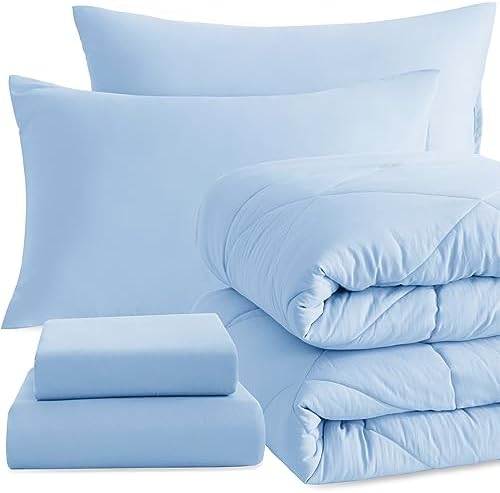 NTBAY Twin Microfiber Bed in a Bag, Comforter Set by NTBAY