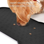 PWTAA Dog Food Mat Anti-Slip Silicone Dog Bowl Mat Thicker Pet Placemat - Image 5
