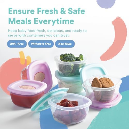 Liname Silicone Baby Food Containers 6-Pack - Image 2