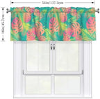 Tropical Leaf Kitchen Window Valance 54x18 Inch - Image 4