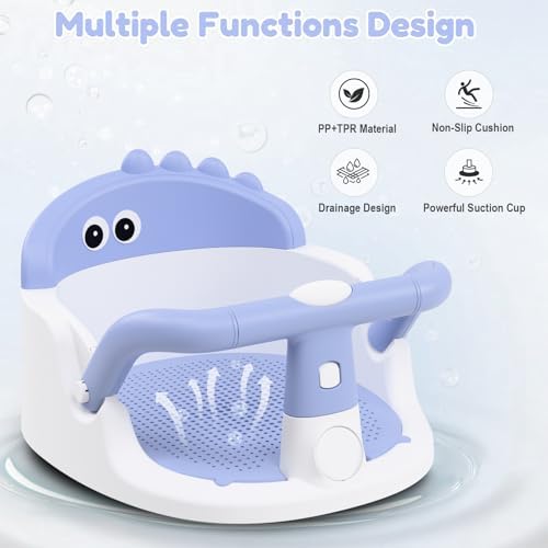Baby Bath Seat for Babies 6 Months & Up Sitting Up - Image 3